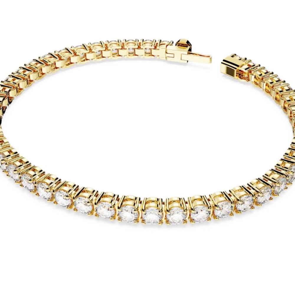 Swarovski Gold and Crystal Bracelet